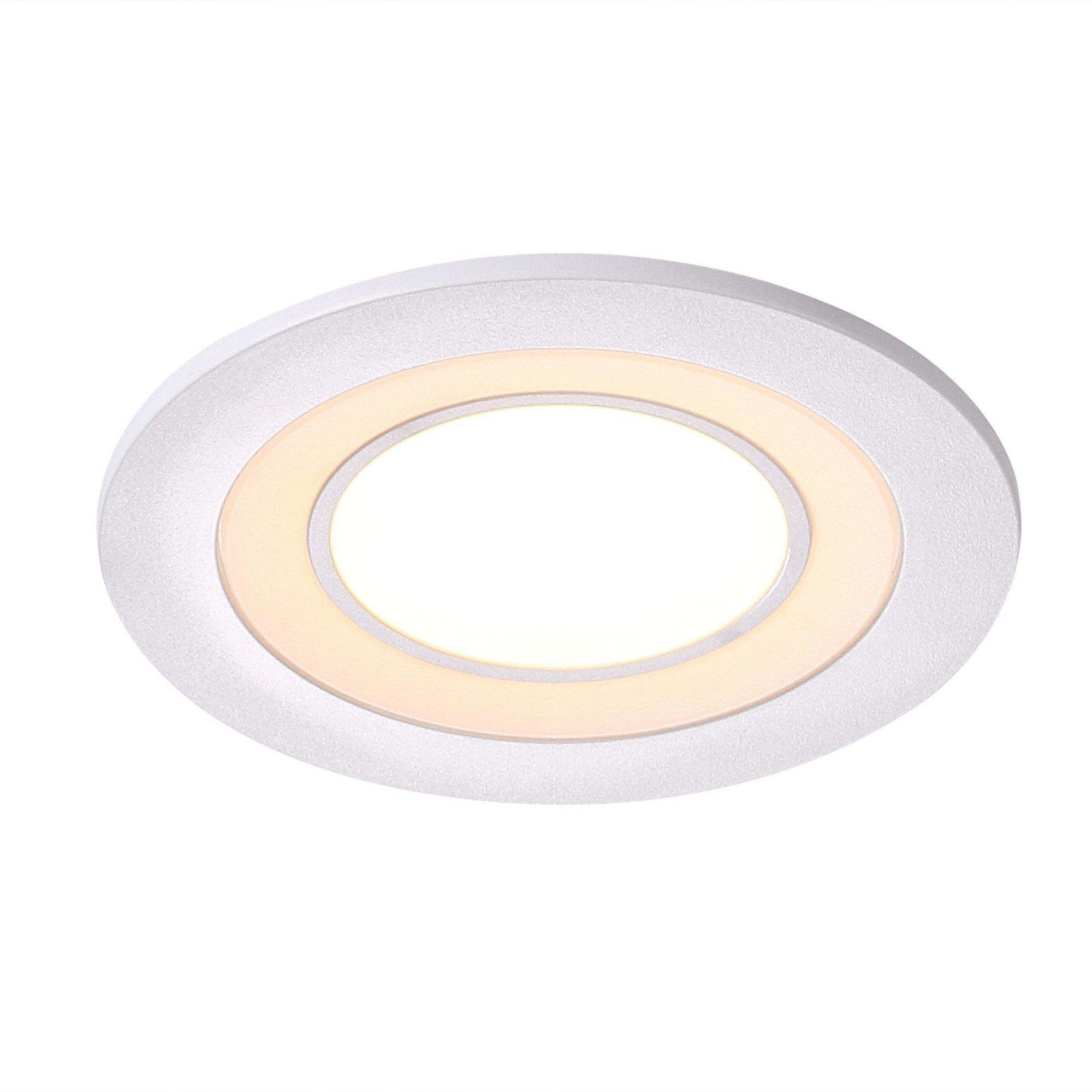 Oczko sufitowe Clyde 8 cm - wpuszczane, LED 4W 2700K, ściemniacz 3-stopniowy