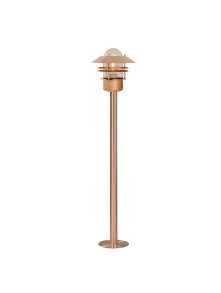 Miedziany słupek lampa stojąca E27 Blokhus 92cm na ogród ścieżki - Nordlux