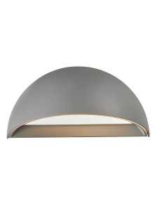 Szary nowoczesny kinkiet zewnętrzny Arcus, na elewację, z IP54, Smart - sterowany Bluetooth Szary nowoczesny kinkiet zewnętrzny Arcus, na elewację, z IP54, Smart - sterowany Bluetooth