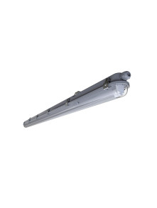 Podłużna lampa garażowa do piwnicy Works IP65, 155 cm, z świetlówką LED 24W 2112lm