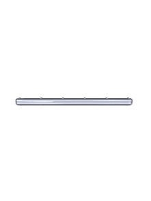 Podłużna lampa garażowa do piwnicy Works IP65, 155 cm, na dwie świetlówki LED 2 x 24W (4220lm)