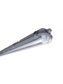 Podłużna lampa garażowa do piwnicy Works IP65, 155 cm, na dwie świetlówki LED 2 x 24W (4220lm)