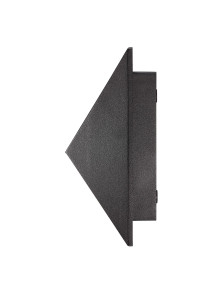 Nowoczesny geometryczny kinkiet na ścianę zewnętrzną Pontio 15 , czarny aluminiowy z IP54 - Nordlux Nowoczesny geometryczny kinkiet na ścianę zewnętrzną Pontio 15 , czarny aluminiowy z IP54 - Nordlux