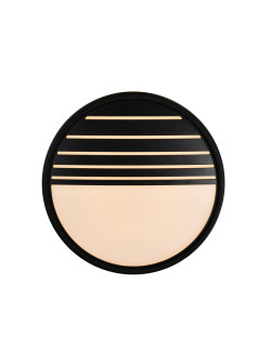 Nowoczesna lampa zewnętrzna na wejście do domu Oliver okrągła LED 2700K 9W IP54 - Nordlux