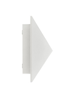 Nowoczesny kinkiet na taras Pontio 27, biały aluminiowy, wodoszczelny z IP54 - Nordlux