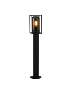 Zewnętrzna lampa stojąca Griffin czarna loft, słupek oświetlający ścieżkę ogrodową - Nordlux