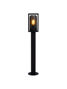 Zewnętrzna lampa stojąca Griffin czarna loft, słupek oświetlający ścieżkę ogrodową - Nordlux