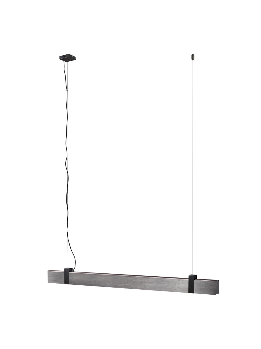 Lampa wisząca grafitowa metalowa belka Lilt LED nad stół lub wyspę - z ściemniaczem 28W 2700K