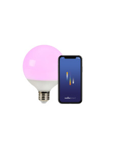 Żarówka E27 G95 LED kulka - smart inteligentna 9W, regulacja barwy światła