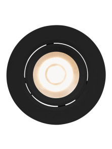 Czarne oczko sufitowe Roar LED 3000K 550lm, ruchome - regulowane na boki Czarne oczko sufitowe Roar LED 3000K 550lm, ruchome - regulowane na boki