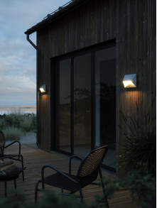 Skandynawska lampa elewacyjna tarasowa Pontio 27, ocynkowana, wodoszczelna z IP54 - Nordlux Skandynawska lampa elewacyjna tarasowa Pontio 27, ocynkowana, wodoszczelna z IP54 - Nordlux
