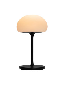Lampa stołowa mobilna akumulatorowa Sponge LED czarna - stacja ładująca 