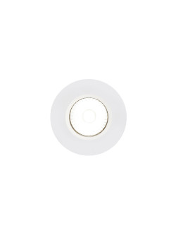 Białe oczko łazienkowe LED Leonis ściemnialne, wpuszczane IP65 4000K 4.5W