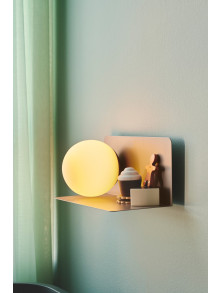 Lampa ścienna nad łóżeczko dziecienne Lilibeth - pastelowy brąz Lampa ścienna nad łóżeczko dziecienne Lilibeth - pastelowy brąz