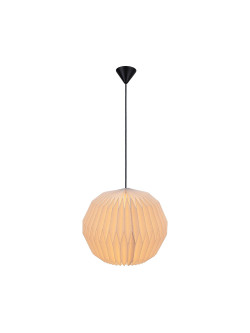 Lampa wisząca nad schody Belloy 30 papierowy harmonijkowy klosz