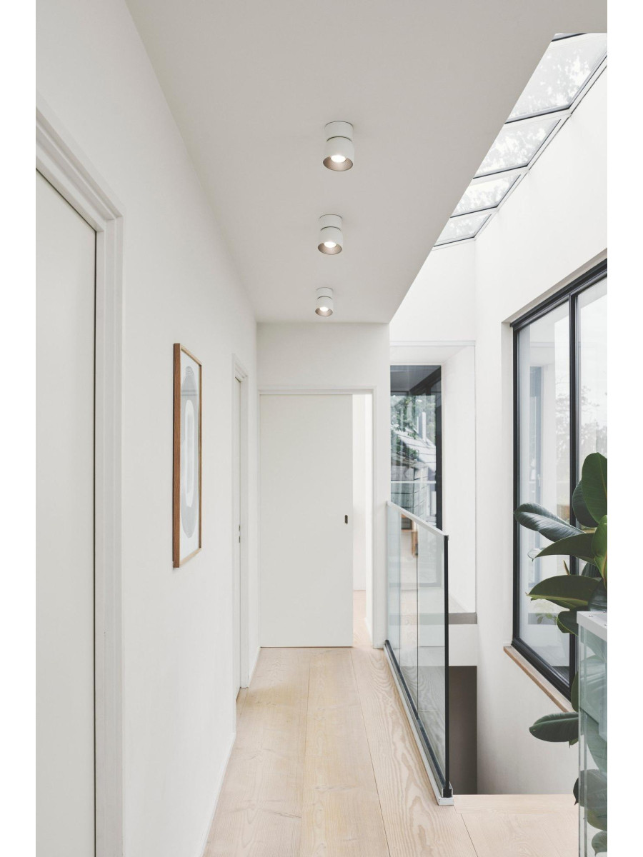 Minimalistyczna lampa sufitowa spot Pitcher mały reflektor na korytarz - Nordlux