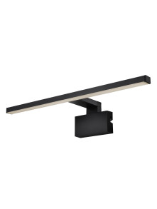Czarny kinkiet łazienkowy Marlee, IP44 - podłużny 50 cm LED 4000K
