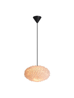 Lampa wisząca do pokoju dziecka Villo - papierowy lampion z falbankami