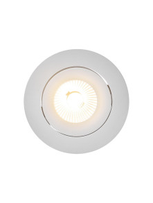 Oczko sufitowe Aliki - białe regulowane, LED 8W 600lm IP44 do łazienki Oczko sufitowe Aliki - białe regulowane, LED 8W 600lm IP44 do łazienki