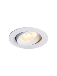 Oczko sufitowe Aliki - białe regulowane, LED 8W 600lm IP44 do łazienki Oczko sufitowe Aliki - białe regulowane, LED 8W 600lm IP44 do łazienki