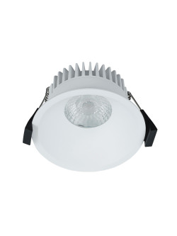 Oczko sufitowe Albric - białe, LED 8W 2700K IP44 do łazienki