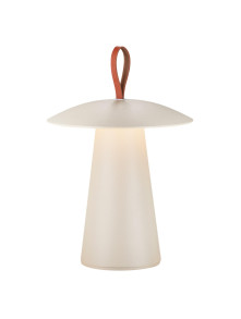 Kremowa lampa stołowa Ara To-Go mobilna na taras - ładowana USB LED 3000K IP54 Kremowa lampa stołowa Ara To-Go mobilna na taras - ładowana USB LED 3000K IP54
