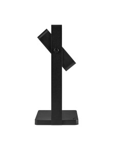 Czarna lampka na balkon Saulio LED - solarny halogen z ładowarką USB, IP44 Czarna lampka na balkon Saulio LED - solarny halogen z ładowarką USB, IP44