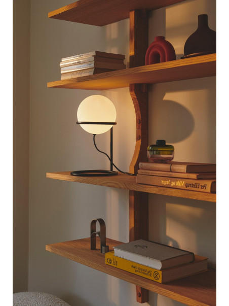 Lampa stojąca biała kula Wilson na stolik nocny półkę - Nordlux Lampa stojąca biała kula Wilson na stolik nocny półkę - Nordlux