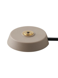 Lampa stołowa zewnętrzna Ellen To-Go MINI (beżowa) - stacja ładująca, LED z IP44 i ściemniaczem