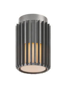 Nowoczesna lampa sufitowa zewnętrzna Aludra, z IP54, skandynawska antarcytowa tuba spot E27 Nowoczesna lampa sufitowa zewnętrzna Aludra, z IP54, skandynawska antarcytowa tuba spot E27