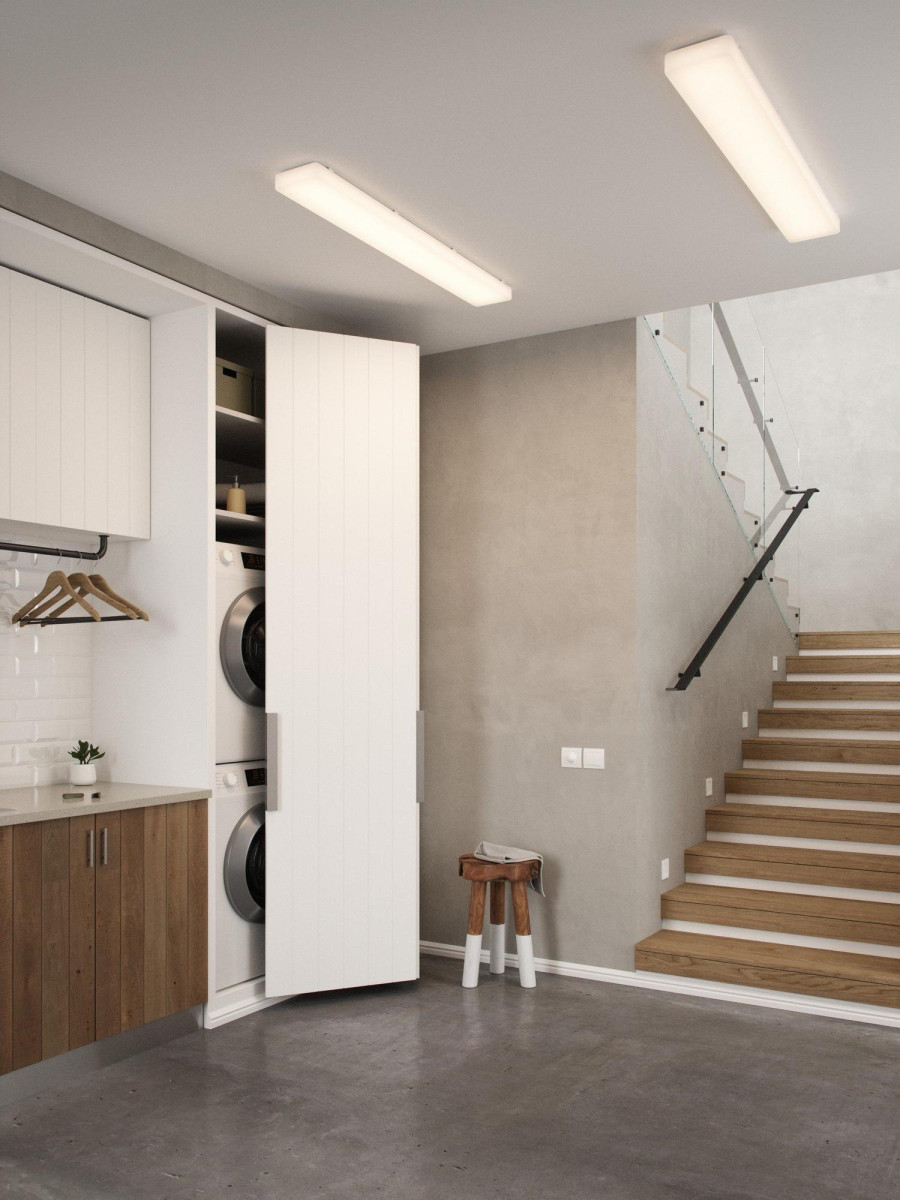 Podłużna lampa sufitowa do pralni Trenton 60 cm LED 23W 4000K 2500lm