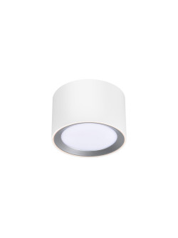 Lampa biała tuba sufitowa nad lustro w łazience IP44 Landon 8, LED 2700K 600lm