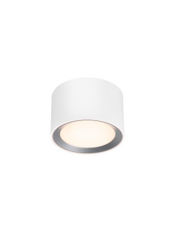 Lampa biała tuba sufitowa nad lustro w łazience IP44 Landon 8, LED 2700K 600lm