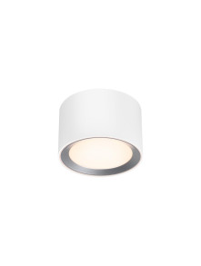 Lampa biała tuba sufitowa nad lustro w łazience IP44 Landon 8, LED 2700K 600lm Lampa biała tuba sufitowa nad lustro w łazience IP44 Landon 8, LED 2700K 600lm