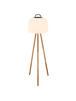Podstawa do lampy Kettle - drewniany trójnóg / tripod, wysoki 103 cm
