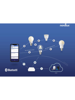 Srebrne oczko sufitowe Dorado - Smart Light, IP65, łazienka 