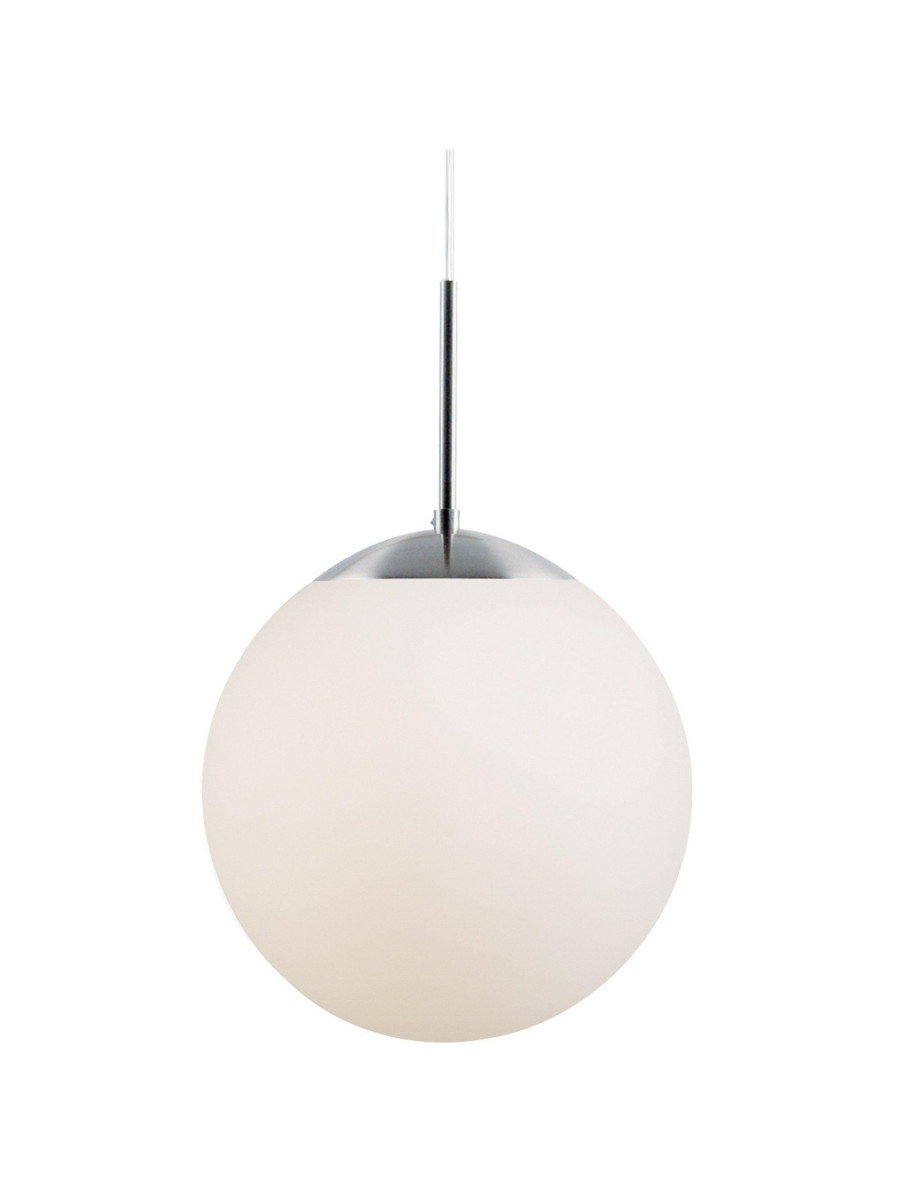 Lampa wisząca Cafe 30 E27 duża biała kula szklana z białego szkła 30 cm – Nordlux​