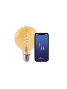 Duża żarówka bańka 20 cm E27 w stylu retro Edison, Nordlux, ściemnialna 2200 Kelwinów