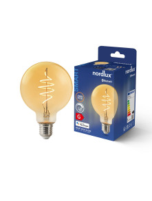 Duża żarówka bańka 20 cm E27 w stylu retro Edison, Nordlux, ściemnialna 2200 Kelwinów Duża żarówka bańka 20 cm E27 w stylu retro Edison, Nordlux, ściemnialna 2200 Kelwinów
