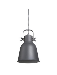 Grafitowa lampa wisząca Adrian - metalowy klosz w stylu industrialnym vintage, Nordlux Grafitowa lampa wisząca Adrian - metalowy klosz w stylu industrialnym vintage, Nordlux