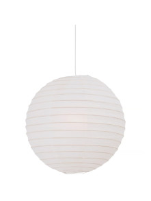 Lampa wisząca biała kula z papieru ryżowego, do pokoju dziecka lub jadalni