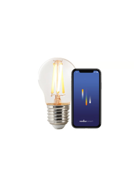 Żarówka E27 LED - Nordlux Smart, żarnik Edisona, zmienna barwa świecenia, 360 stopni, ściemnialna