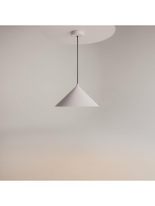 Biała lampa wisząca Basic colors nad stół - metalowy stożkowy klosz 1xE27 - Maytoni