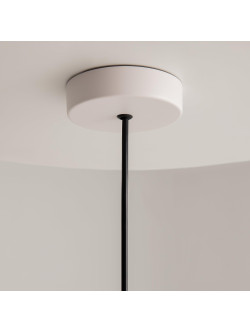 Biała lampa wisząca Basic colors nad stół - metalowy stożkowy klosz 1xE27 - Maytoni