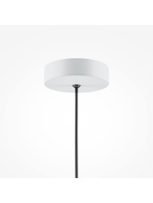 Biała lampa wisząca Basic colors nad stół - metalowy stożkowy klosz 1xE27 - Maytoni