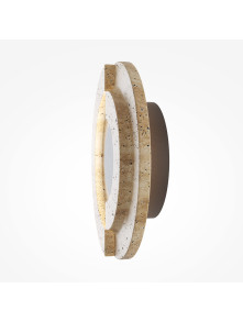 Designerski kinkiet Daylight LED 3000K - kamienna tarcza z efektem aureoli