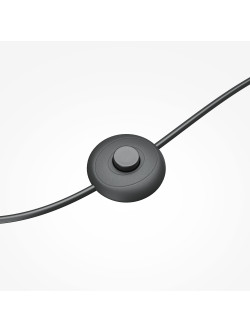 Designerska lampa podłogowa Double Moon LED 3000K - podwójne szklane kule - Maytoni
