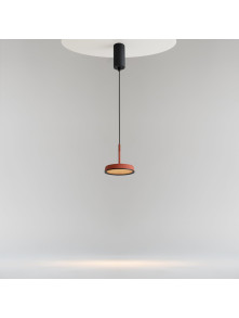 Industrialna lampa wisząca El LED do kuchni - metalowy klosz z siatką plastra miodu, 3000K Industrialna lampa wisząca El LED do kuchni - metalowy klosz z siatką plastra miodu, 3000K