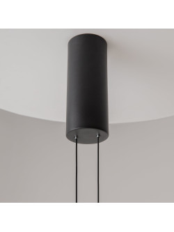 Designerska lampa wisząca Evolution LED 3000K - dwa asymetryczne dyski i kula 500lm