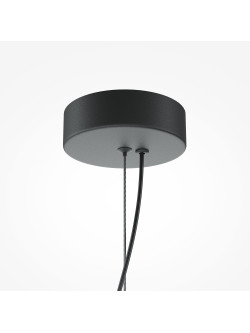 Lampa wisząca Flat LED nad wyspę - dwa bursztynowe szklane panele, 3000K, 2480 lm